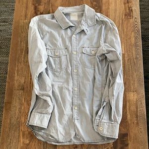 Billy Reid l/s striped shirt